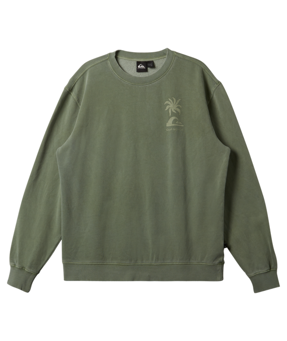 Quiksilver Graphic Mix Crew Sweatshirt-Sea Spray