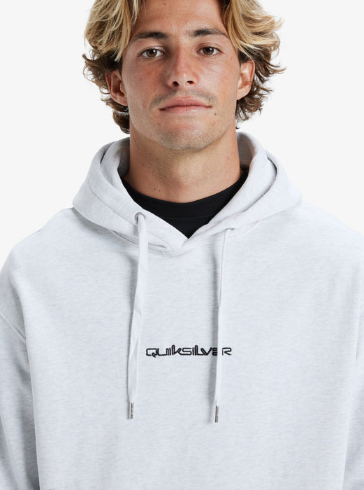 Quiksilver DNA Omni Logo Hooded Sweatshirt-White Marble Heather