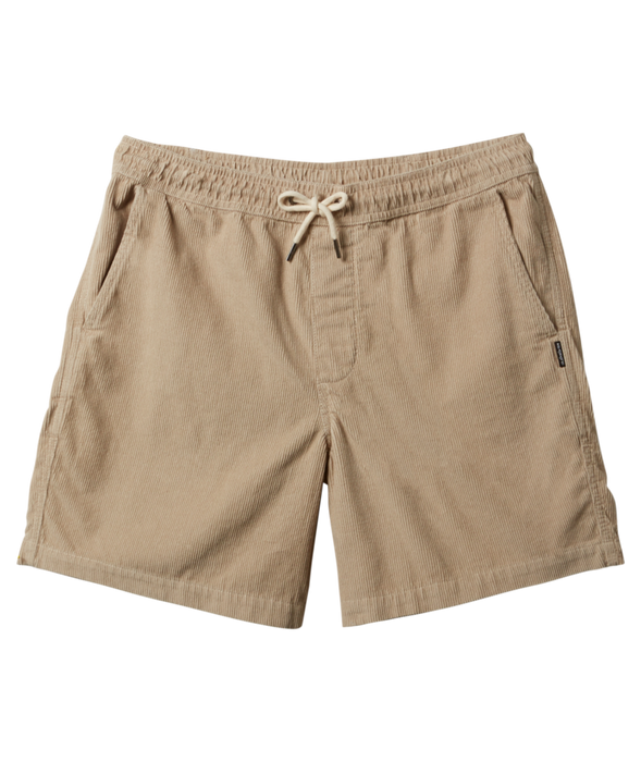 Quiksilver Taxer Cord Shorts-Plaza Taupe