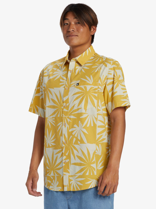 Quiksilver Apero Organic Classic S/S Shirt-Ochre
