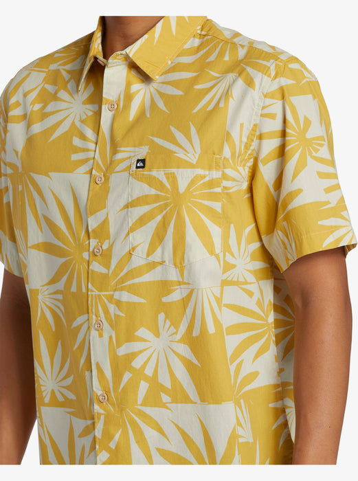 Quiksilver Apero Organic Classic S/S Shirt-Ochre