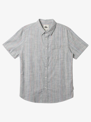 Quiksilver Pyke Classic Shirt-Blue Fog
