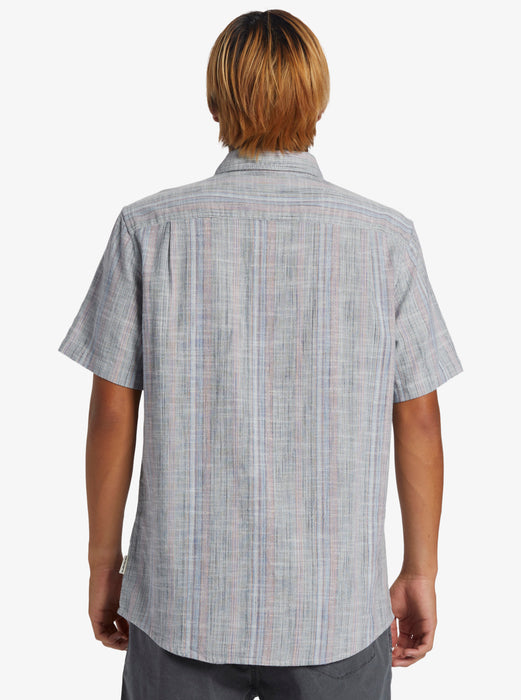 Quiksilver Pyke Classic Shirt-Blue Fog