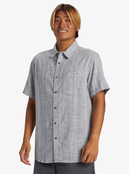 Quiksilver Pyke Classic Shirt-Blue Fog