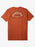 Quiksilver Logo Lockup Tee-Baked Clay