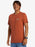 Quiksilver Logo Lockup Tee-Baked Clay