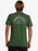 Quiksilver Logo Lockup Tee-Greener Pastures