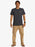 Quiksilver Surf Lockup Mod Tee-Charcoal Heather