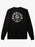 Quiksilver Circled Script L/S Tee-Black