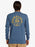Quiksilver Circled Script L/S Tee-Bering Sea