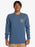 Quiksilver Circled Script L/S Tee-Bering Sea