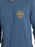 Quiksilver Circled Script L/S Tee-Bering Sea