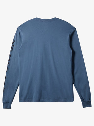 Quiksilver Omni Logo L/S Tee-Bering Sea— Alternate View