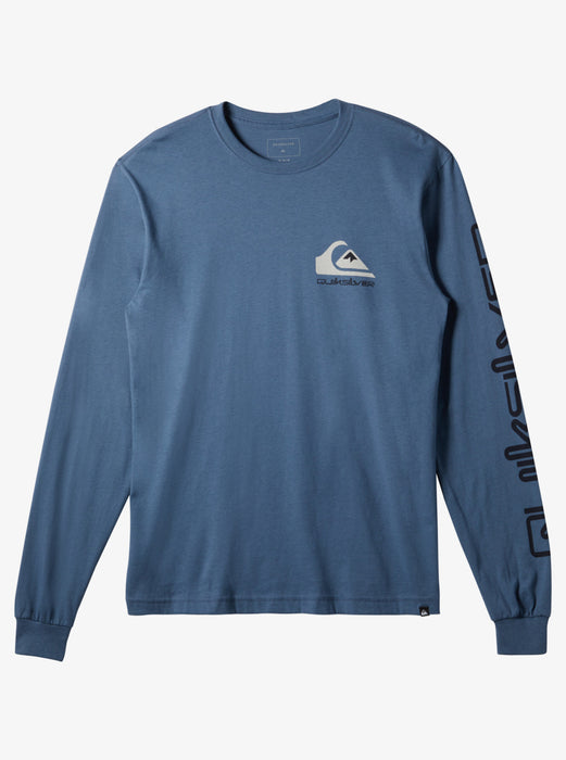 Quiksilver Omni Logo L/S Tee-Bering Sea