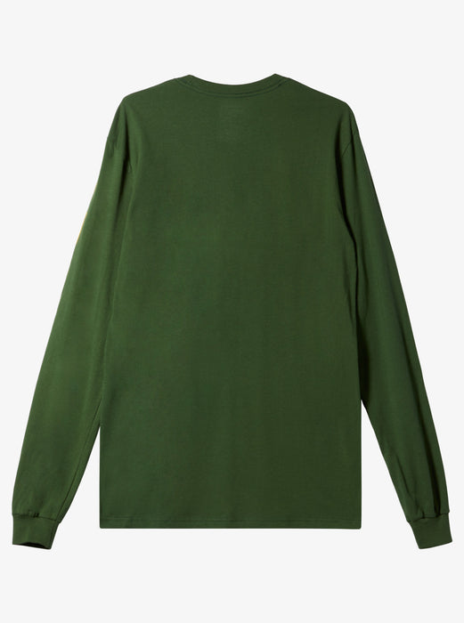 Quiksilver Omni Logo L/S Tee-Greener Pastures