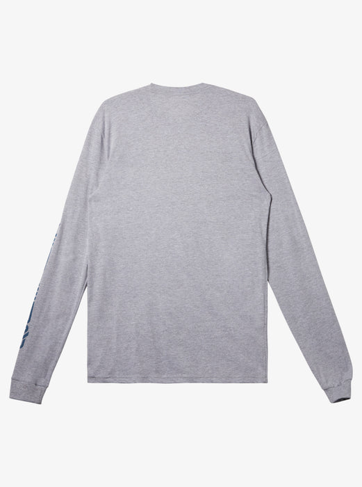 Quiksilver Omni Logo L/S Tee-Athletic Heather