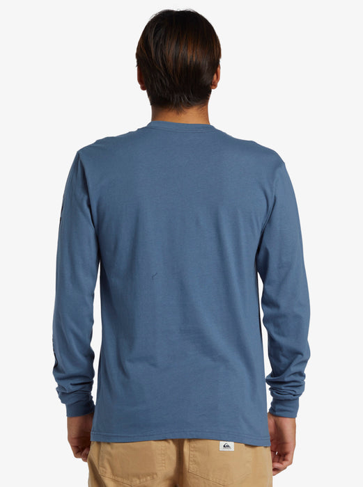 Quiksilver Omni Logo L/S Tee-Bering Sea