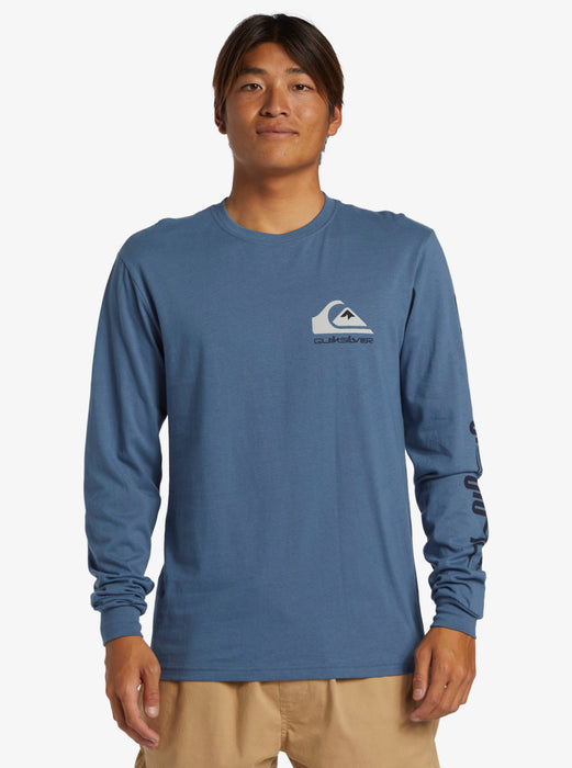 Quiksilver Omni Logo L/S Tee-Bering Sea