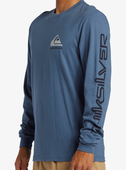 Quiksilver Omni Logo L/S Tee-Bering Sea