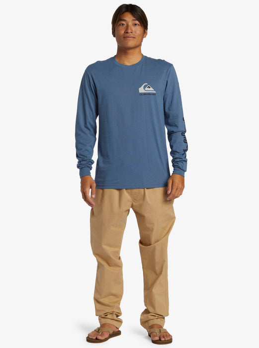 Quiksilver Omni Logo L/S Tee-Bering Sea