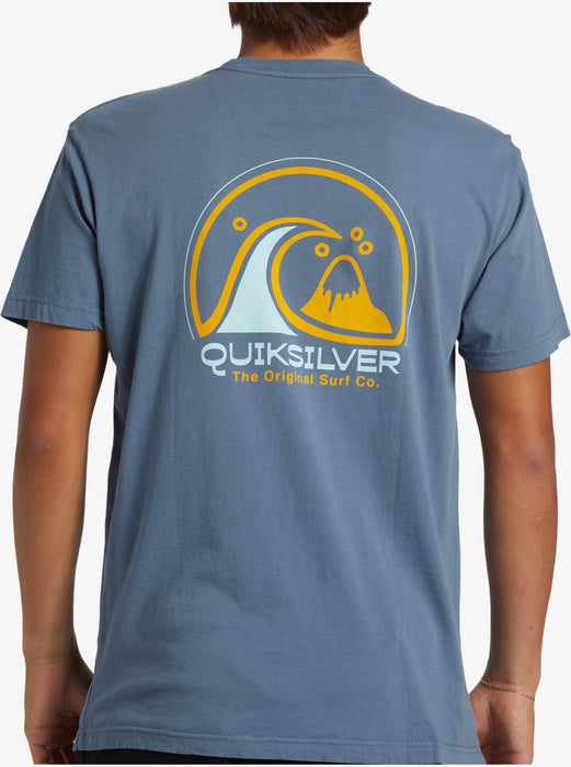 Quiksilver Clean Circle Tee-Bering Sea