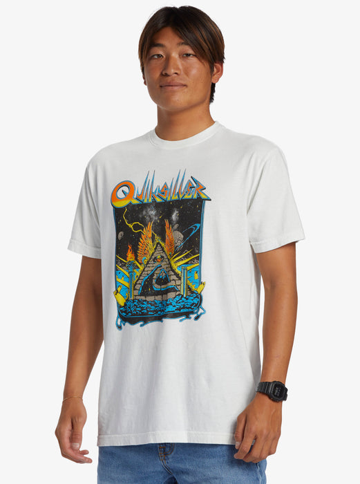 Quiksilver Rockin Tee-Antique White