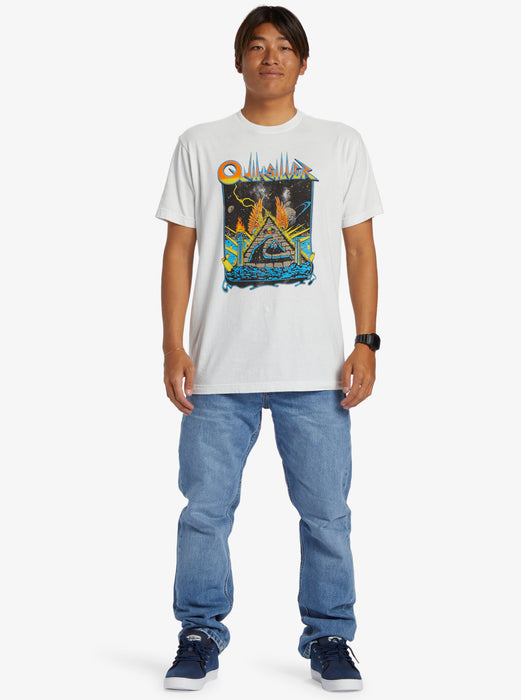 Quiksilver Rockin Tee-Antique White