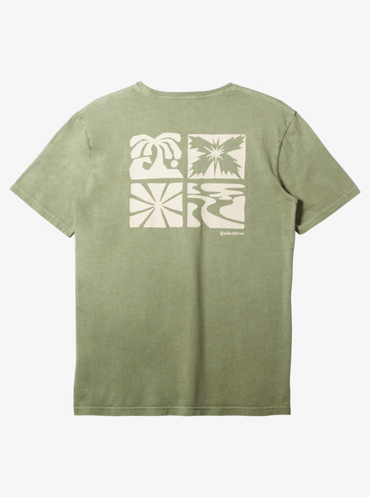 Quiksilver Island Time Tee-Sea Spray