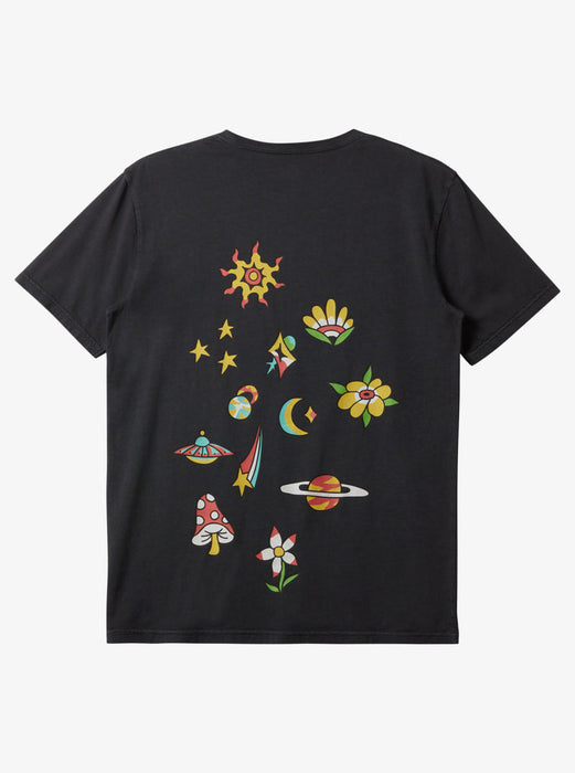 Quiksilver Spaceman Tee-Tarmac