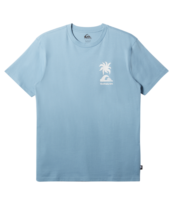 Quiksilver Tropical Breeze Mor Tee-Blue Shadow