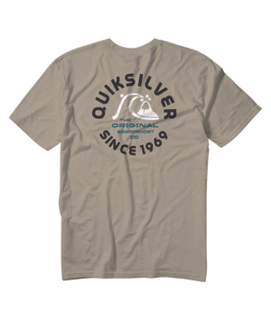 Quiksilver Ice Cold Tee-Plaza Taupe