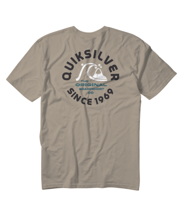 Quiksilver Ice Cold Tee-Plaza Taupe