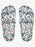 Roxy RG Slippy Printed Sandal-Black/Floral