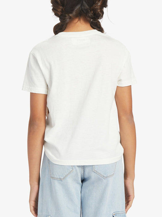 Roxy Retro Roxy Stack Tee-Snow White