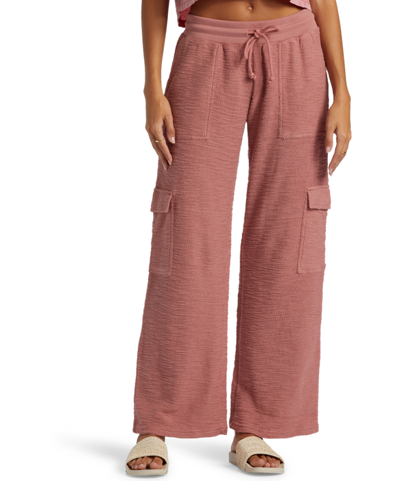 Roxy Off The Hook Cargo Pants-Ash Rose