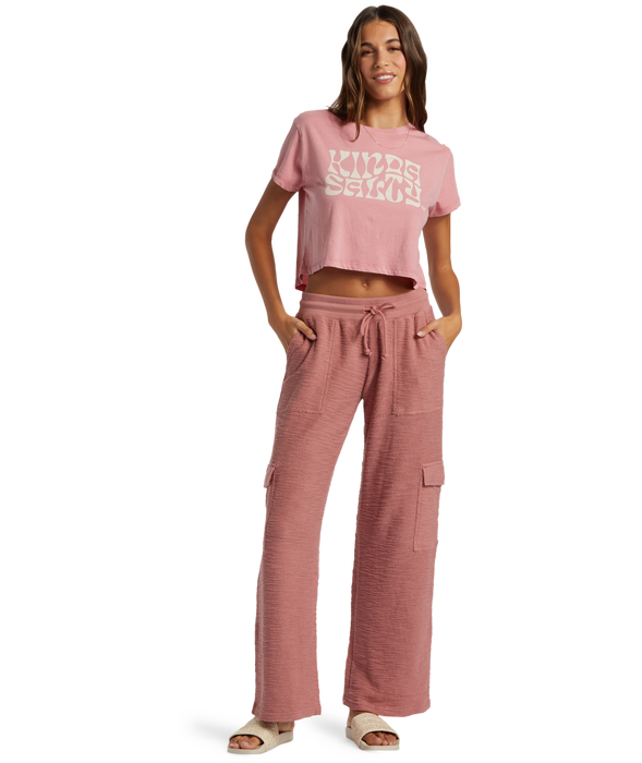 Roxy Off The Hook Cargo Pants-Ash Rose