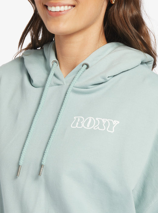 Roxy Onshore A Hooded Sweatshirt-Blue Surf