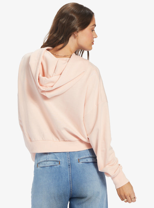 Roxy Onshore B Hooded Sweatshirt-Pale Dogwood