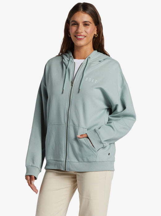 Roxy Oversized Evening Hike B Sweatshirt-Blue Surf
