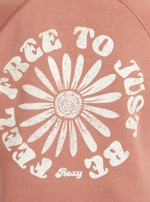 Roxy We Arrived Sweatshirt-Cedar Wood