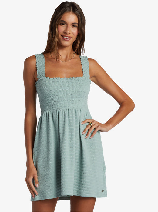 Roxy Hanging 10 Dress-Blue Surf