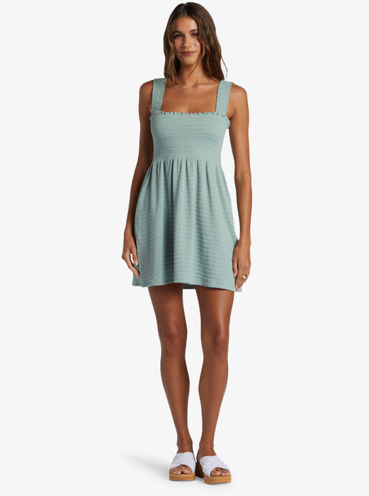 Roxy Hanging 10 Dress-Blue Surf