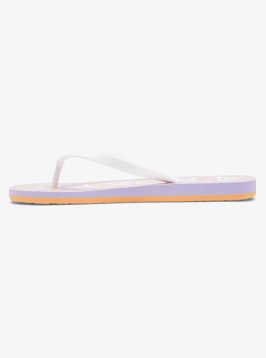 Roxy Tahiti VII Sandal-White/Lavender