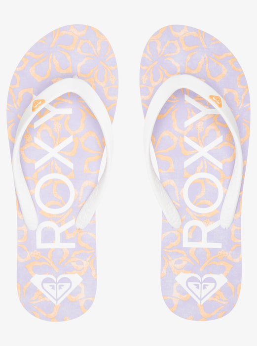 Roxy Tahiti VII Sandal-White/Lavender