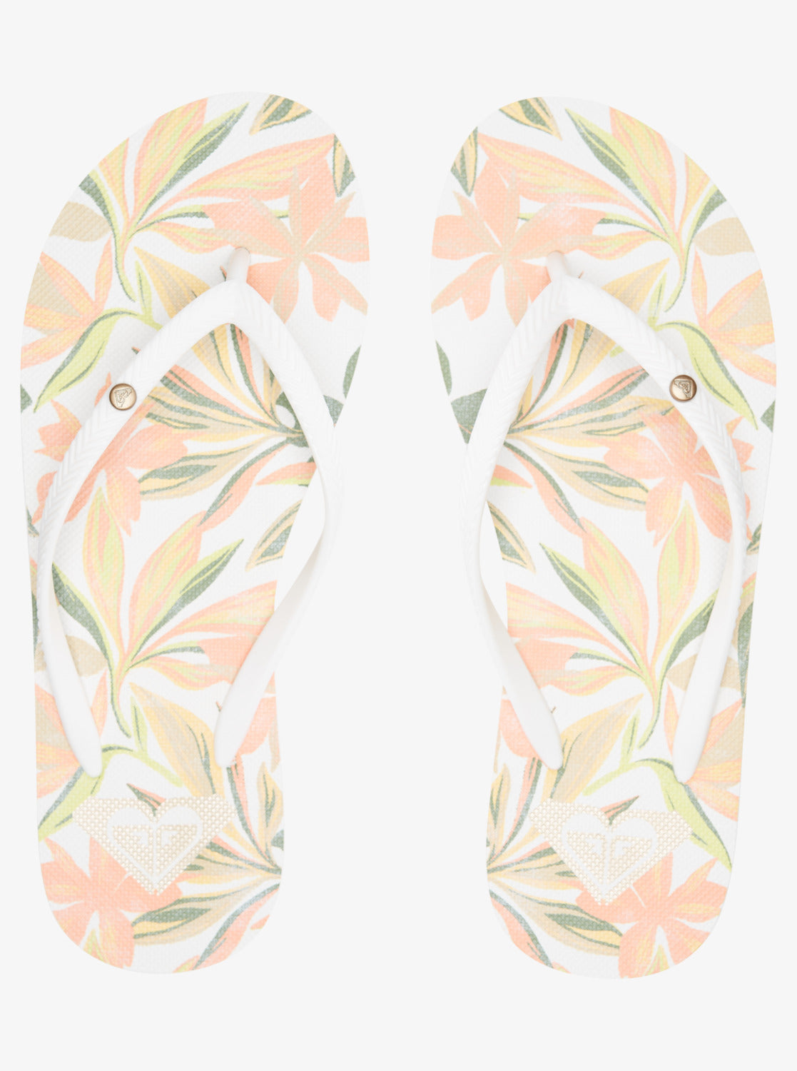 Roxy Bermuda Print Sandal-Lt Peach