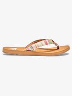 Roxy Porto Raffia Sandal-Multi