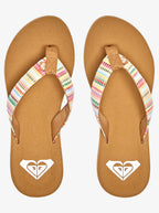 Roxy Porto Raffia Sandal-Multi