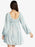Roxy Sweetest Shores Dress-Blue Surf