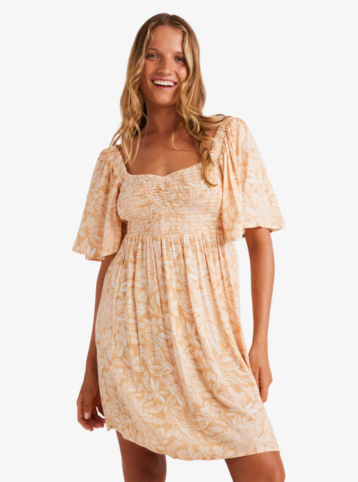 Roxy Golden Dawn Dress-Egret Roxy Golden Dawn Dress-Egret