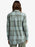 Roxy Let It Go Flannel L/S Shirt-Blue Surf Hallo Plaid